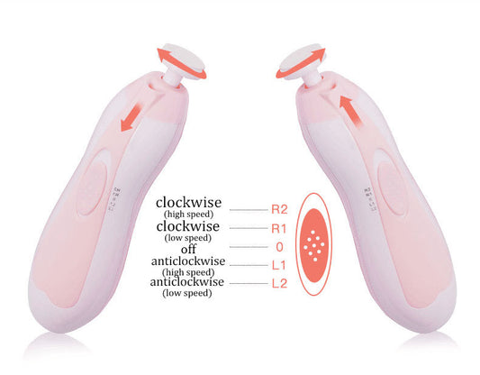 BloomiBaby Electric Baby Nail Polisher – Safe, Gentle & Stress-Free